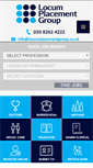 Mobile Screenshot of locumplacementgroup.co.uk